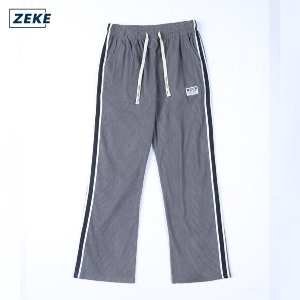 ZEKE Lelaki Kain Korduroi Seluar Panjang Side Stripe Corduroy Pants Men's Casual Pants - Image 11