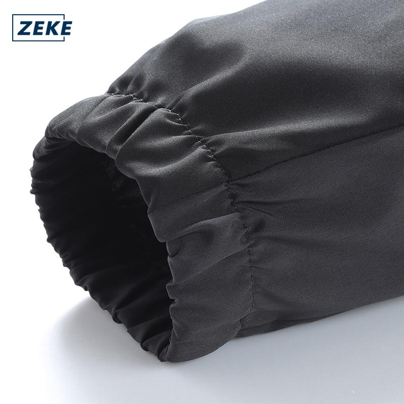 ZEKE Men’s Waterproof Hooded Jacket – Embroidered Logo Raglan Sleeve Tracksuit Casual Coats - Image 9