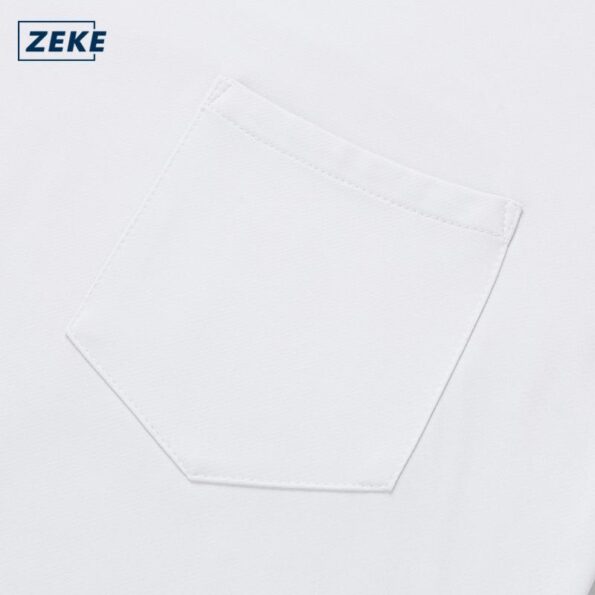 ZEKE Baju Berpoket Lelaki Lengan Pendek tshirt Pocket T-shirt Men Short Sleeve Tops - Image 3