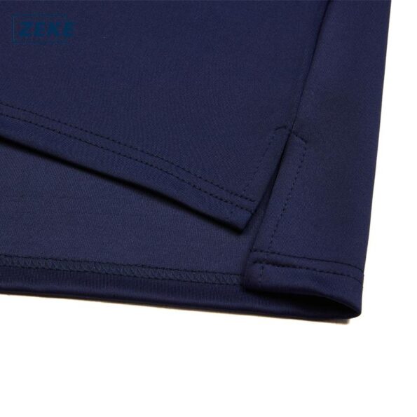 ZEKE Baju Lelaki V-neck Kurta Half Sleeved T-Shirt Loose Solid Color Tshirt Kemeja T Lelaki - Image 4