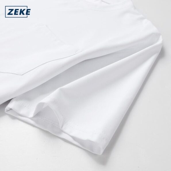 ZEKE Baju Berpoket Lelaki Lengan Pendek tshirt Pocket T-shirt Men Short Sleeve Tops - Image 5