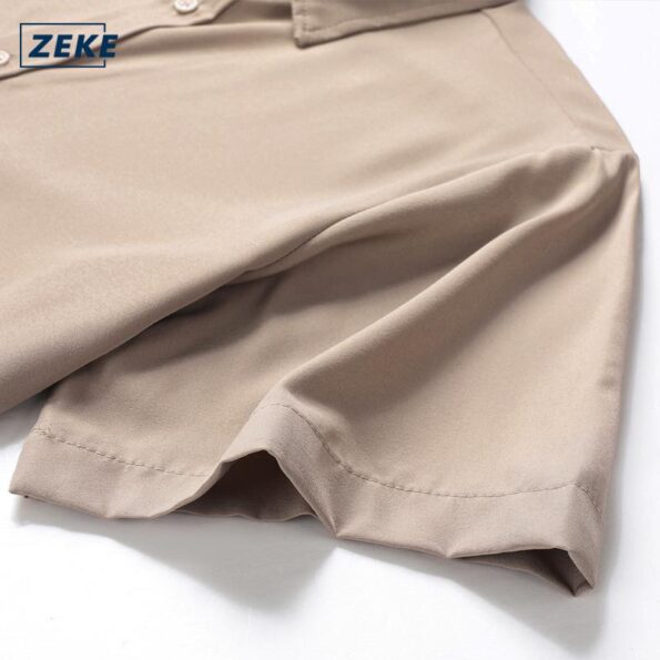ZEKE Baju Polo Lengan Pendek Polo Shirt Men Overruns Plain Short Sleeve White Polo Shirt M-3XL Unisex - Image 5