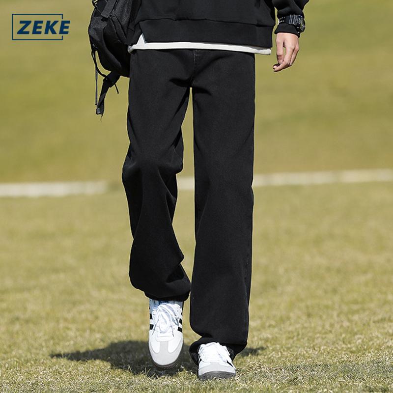 ZEKE Men’s Wide-Leg Denim Jeans – Oversized Baggy Casual Style - Image 7