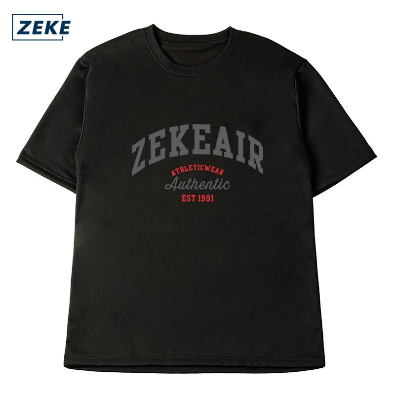 ZEKE Printed ZEKEAIR Men’s Short Sleeve Graphic Crew Neck T-shirt - Image 4