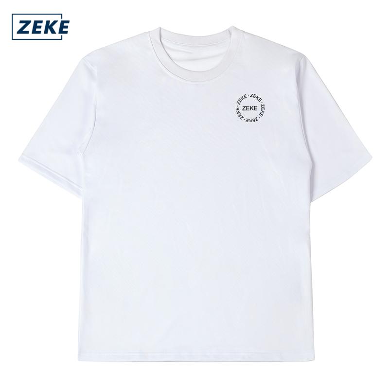 ZEKE Graphic Plain T-shirt – Men’s Short Sleeve Crew Neck Casual Tops - Image 4
