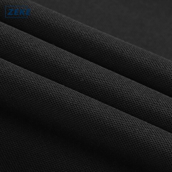 ZEKE Kemeja Kurta Lengan Pendek Tshirt Kolar Baju Men's Half Sleeve Loose Stand Collar Button Tops - Image 6