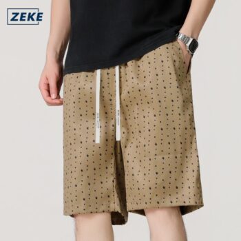 ZEKE B0062 Lelaki Print Seluar Pendek Shorts Men's Casual Graphic Shorts