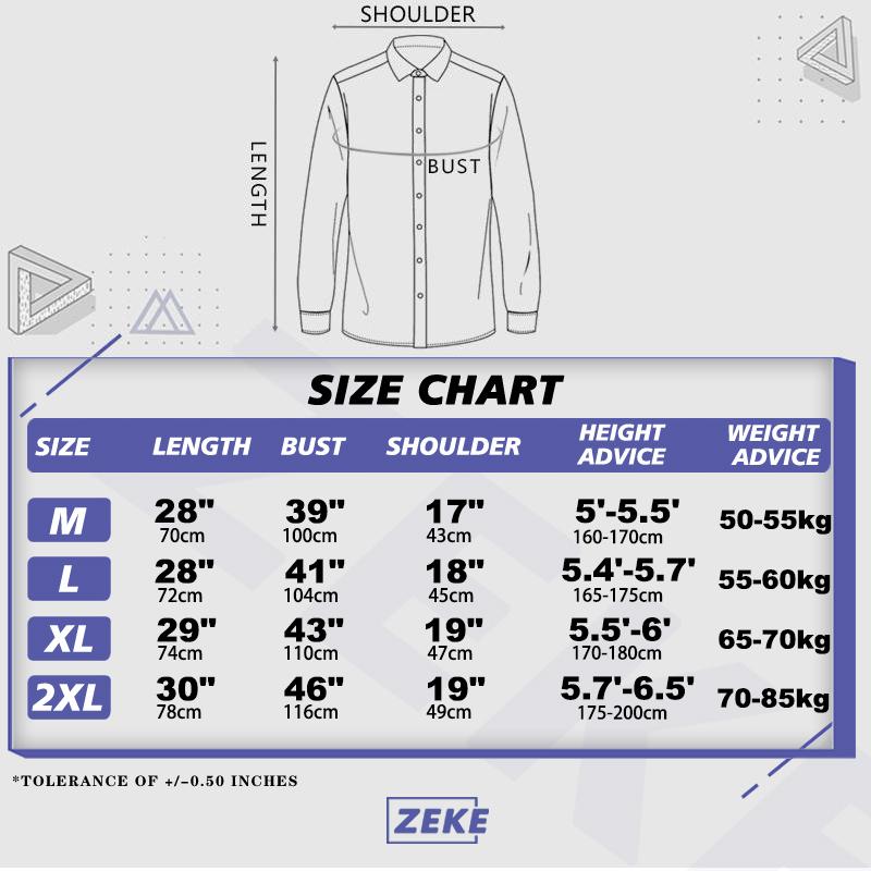 ZEKE A0051 Kain Korduroi Kemeja Lelaki Lengan Panjang Corduroy Long Sleeved Shirt Men's Top - Image 2