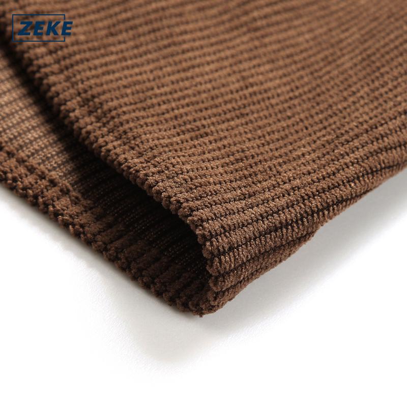 ZEKE A0051 Kain Korduroi Kemeja Lelaki Lengan Panjang Corduroy Long Sleeved Shirt Men's Top - Image 6