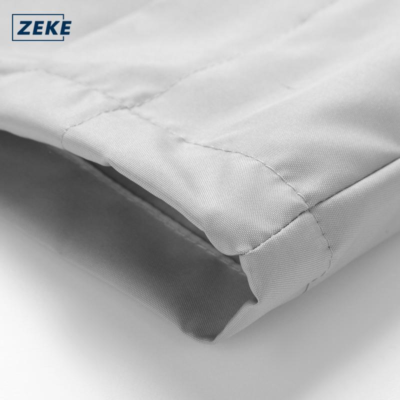 ZEKE C0050 Waterproof Two-tone Jacket Men's Embroidered Logo Tops Menswear Casual Hooded Dual-color Motor Windbreak Coats UNISEX - Image 9