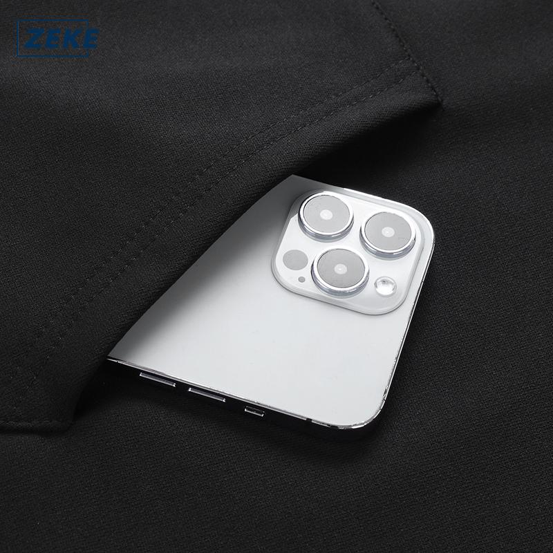 ZEKE C0069 Zip Up Hoodies Sweatshirts Men's Embroidered Logo Tops Menswear Casual Hooded Coats UNISEX - Image 5