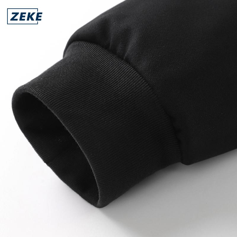 ZEKE C0069 Zip Up Hoodies Sweatshirts Men's Embroidered Logo Tops Menswear Casual Hooded Coats UNISEX - Image 8
