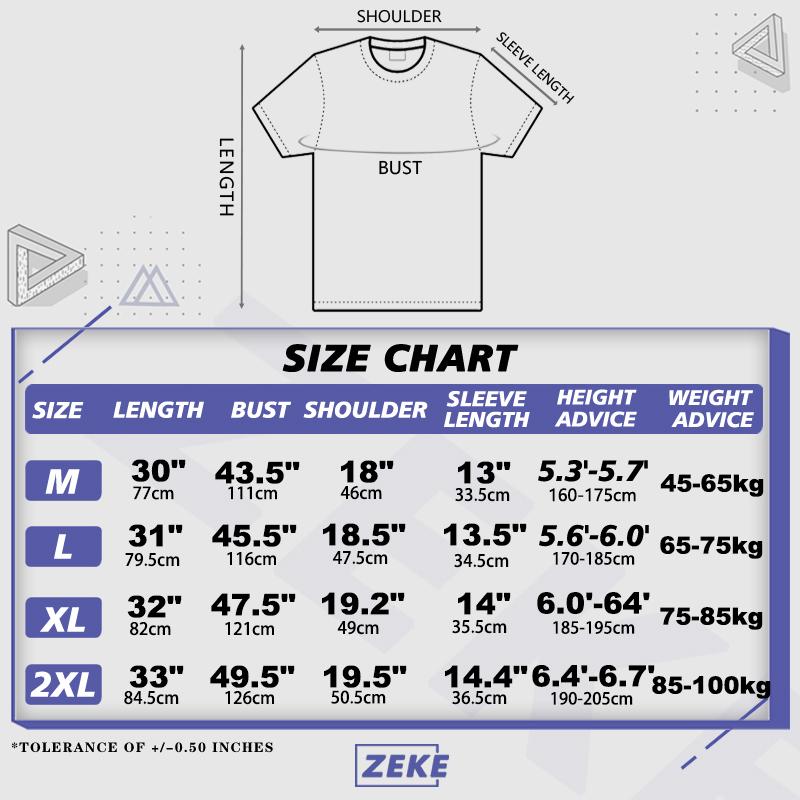 ZEKE A0074 Lelaki Lengan Pendek Gemuk Baju tshirt Embroidered Logo On Cuffs Loose T-shirt Men Short Sleeve Tops - Image 2