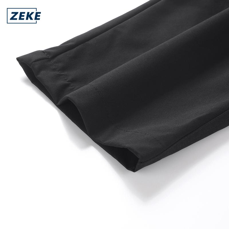 ZEKE B0079 3D Zipper Pocket Cargo Pants Lelaki Men Loose Straight-Leg Pants Long Pant Plain Trouser - Image 8